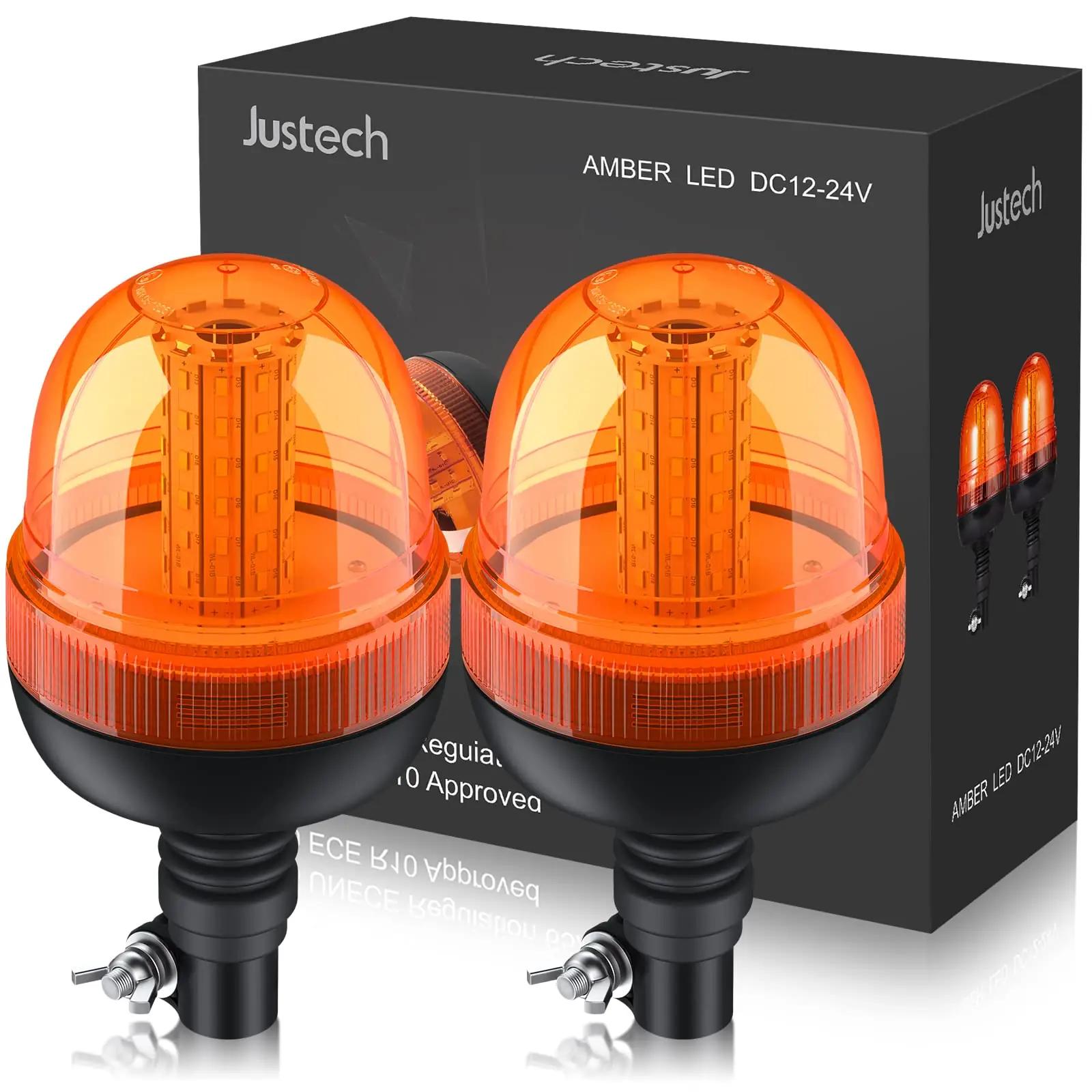Justech vastupidav LED-ohtutuli 2x60LED — tolmukindel hoiatus