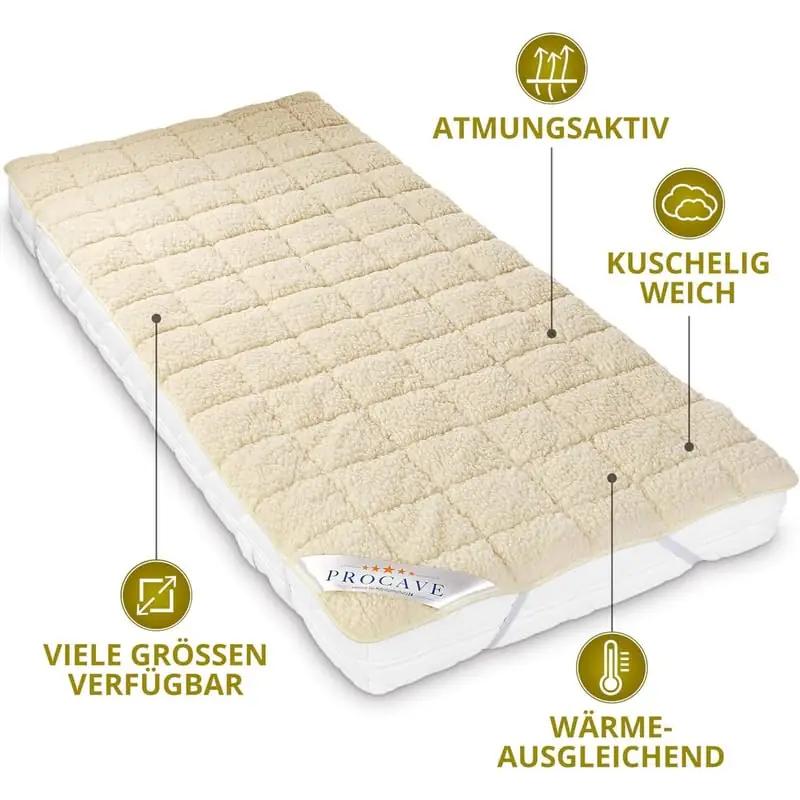 PROCAVE pehme Lammflor voodikattematerjal – 90×200 cm – kasutusnäide