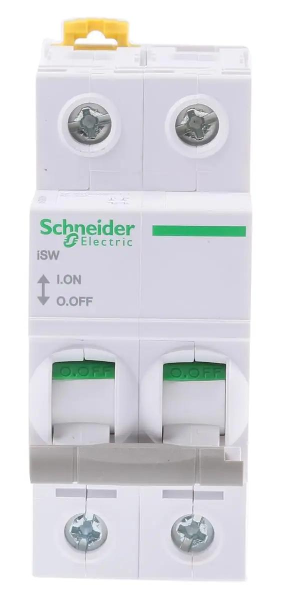 Schneider Electric valge plastist kaitselüliti 2P 40A