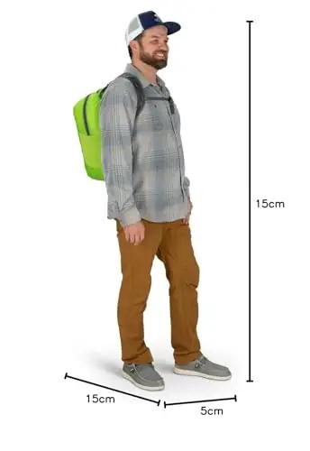 Osprey kerge 18L reisi- ja vabaaja seljakott, must – pilt 8
