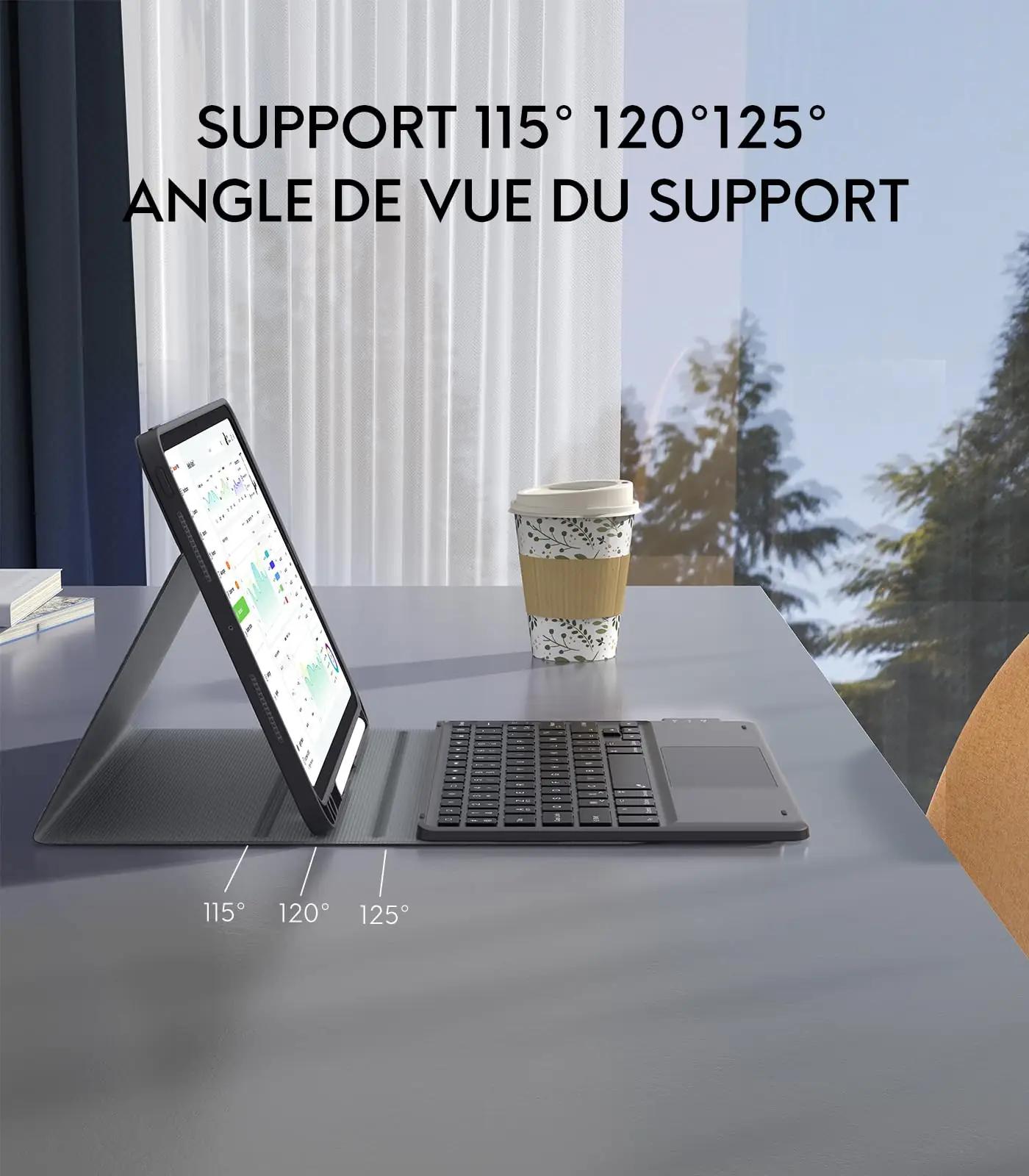 CHESONA stiilne klaviatuurikaan iPad Pro 11 jaoks, retro – pilt 6