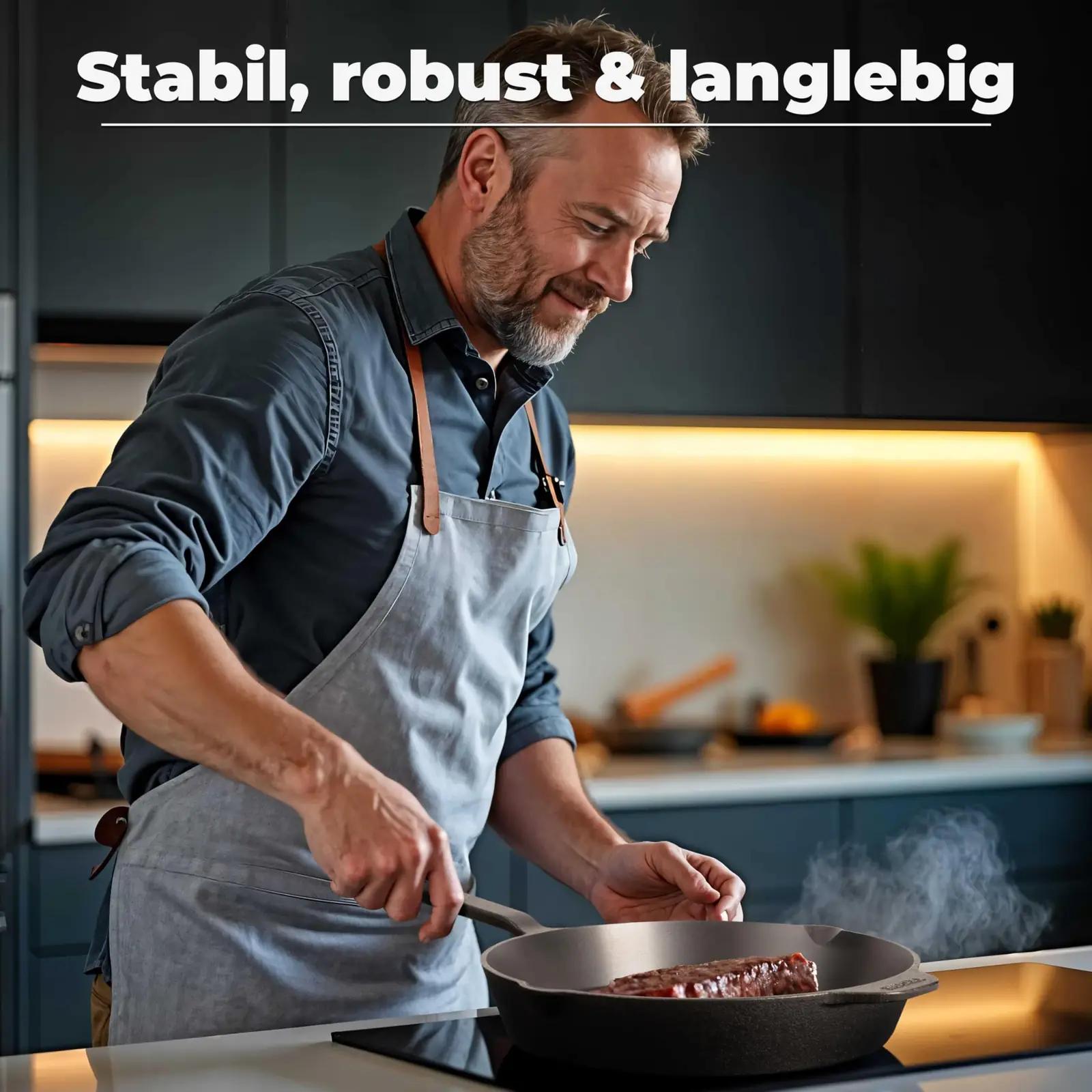 TECOR malmpann 28 cm induktsioonile — vastupidav ja mitmekülgne – pilt 7