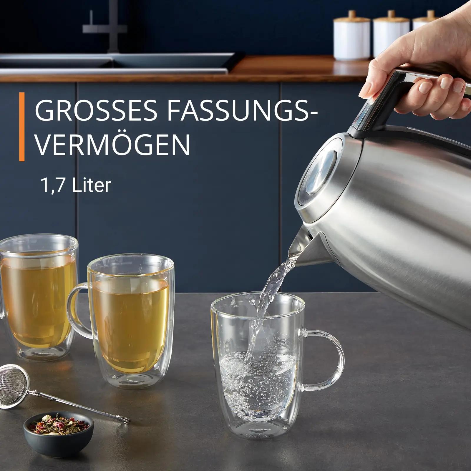 KRUPS roostevaba veekeetja 1,7 L – kvaliteetne köögitarvik – kasutusnäide
