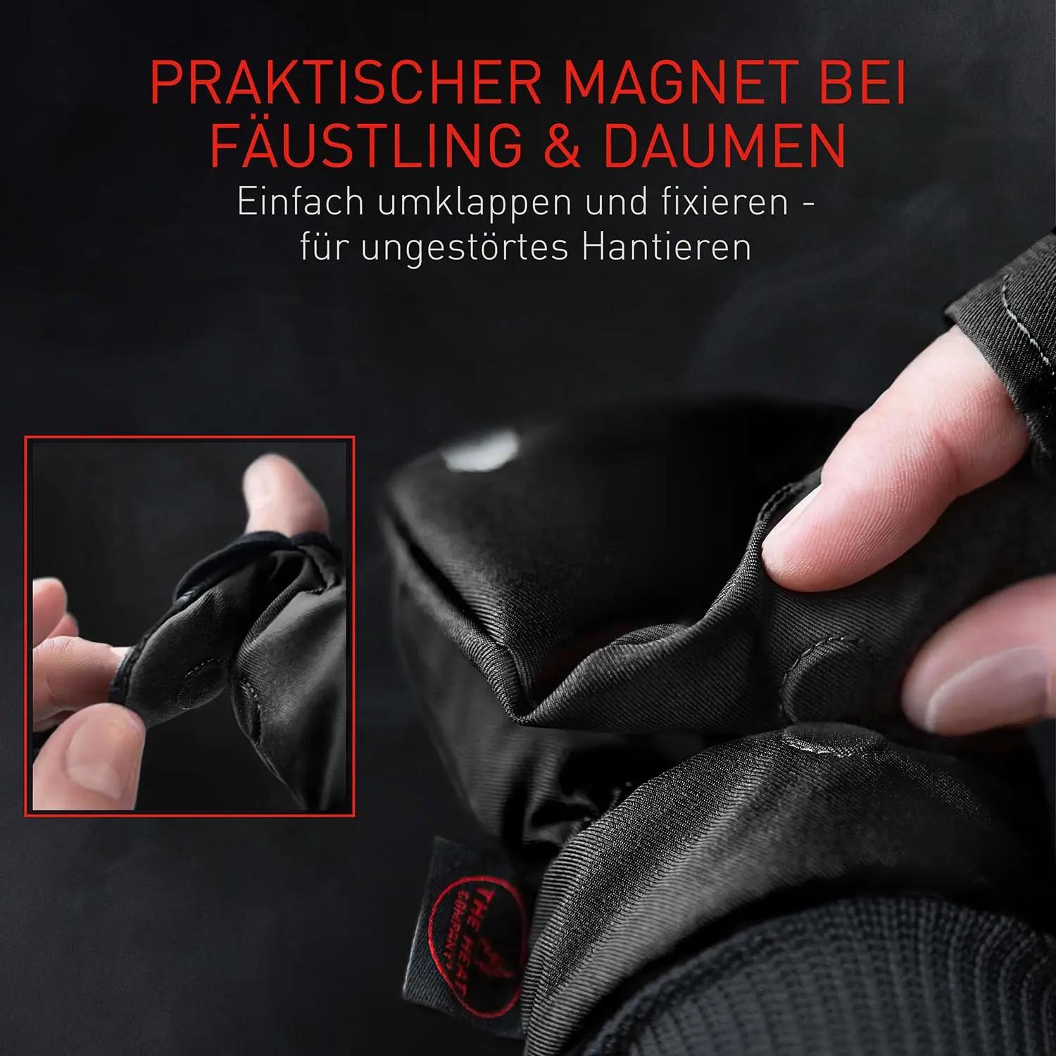 THE HEAT COMPANY pehmed softshell talvekindad ja pöidlakatted – lisavaade