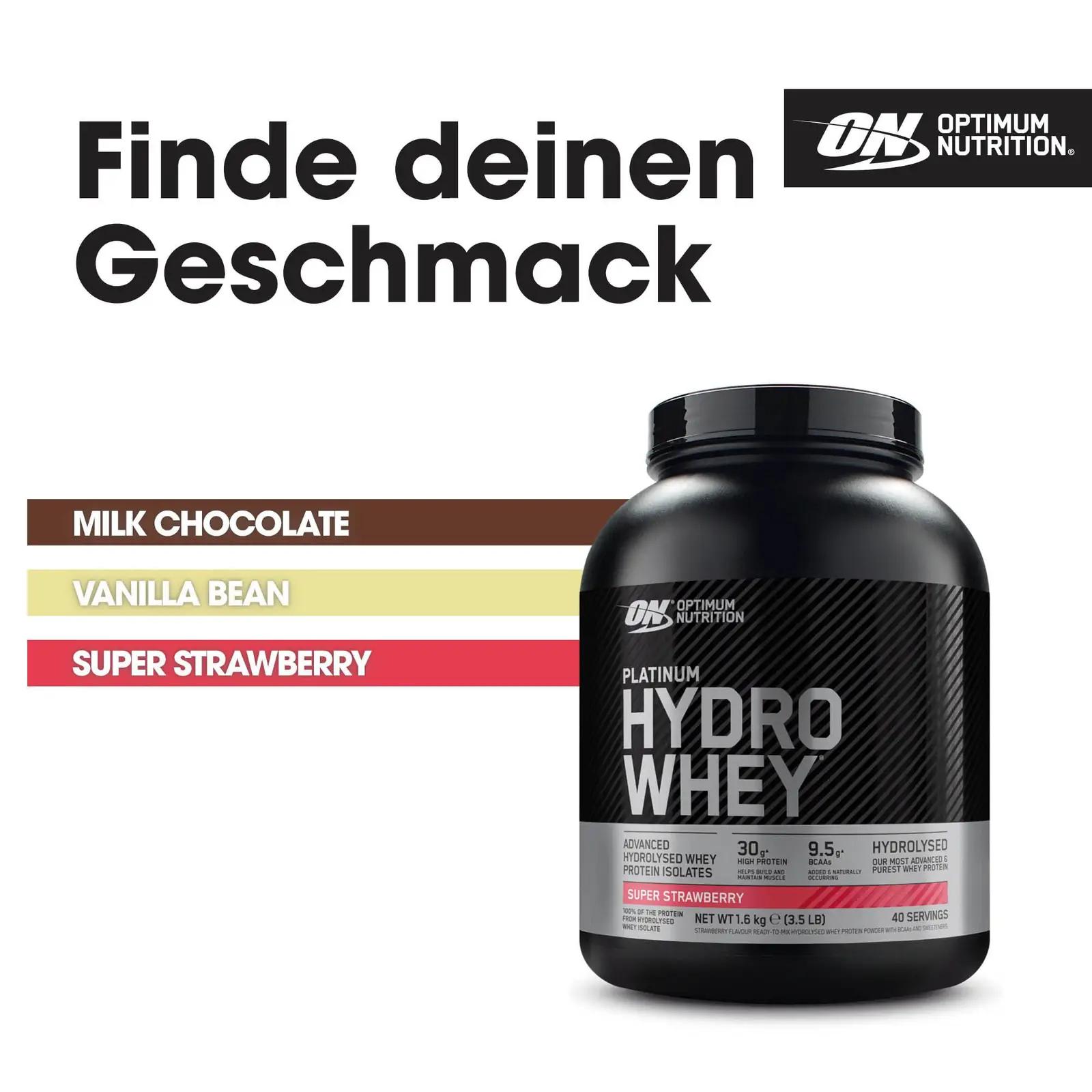 Optimum Nutrition maitselt maasikas 1,6 kg proteiinipulber – lisavaade