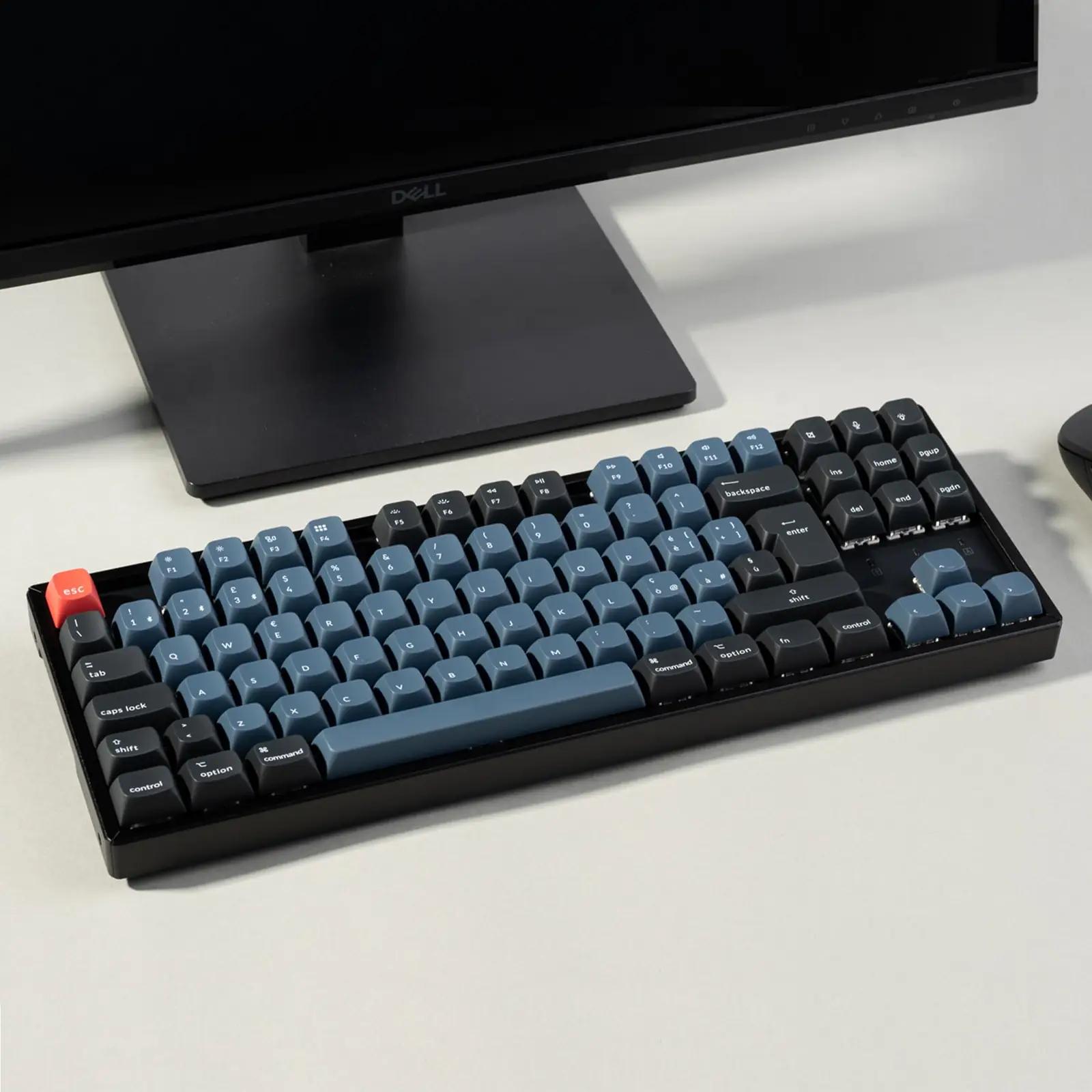 Keychron mehaaniline K8 Pro — vastupidav TKL klaviatuur – detailne vaade