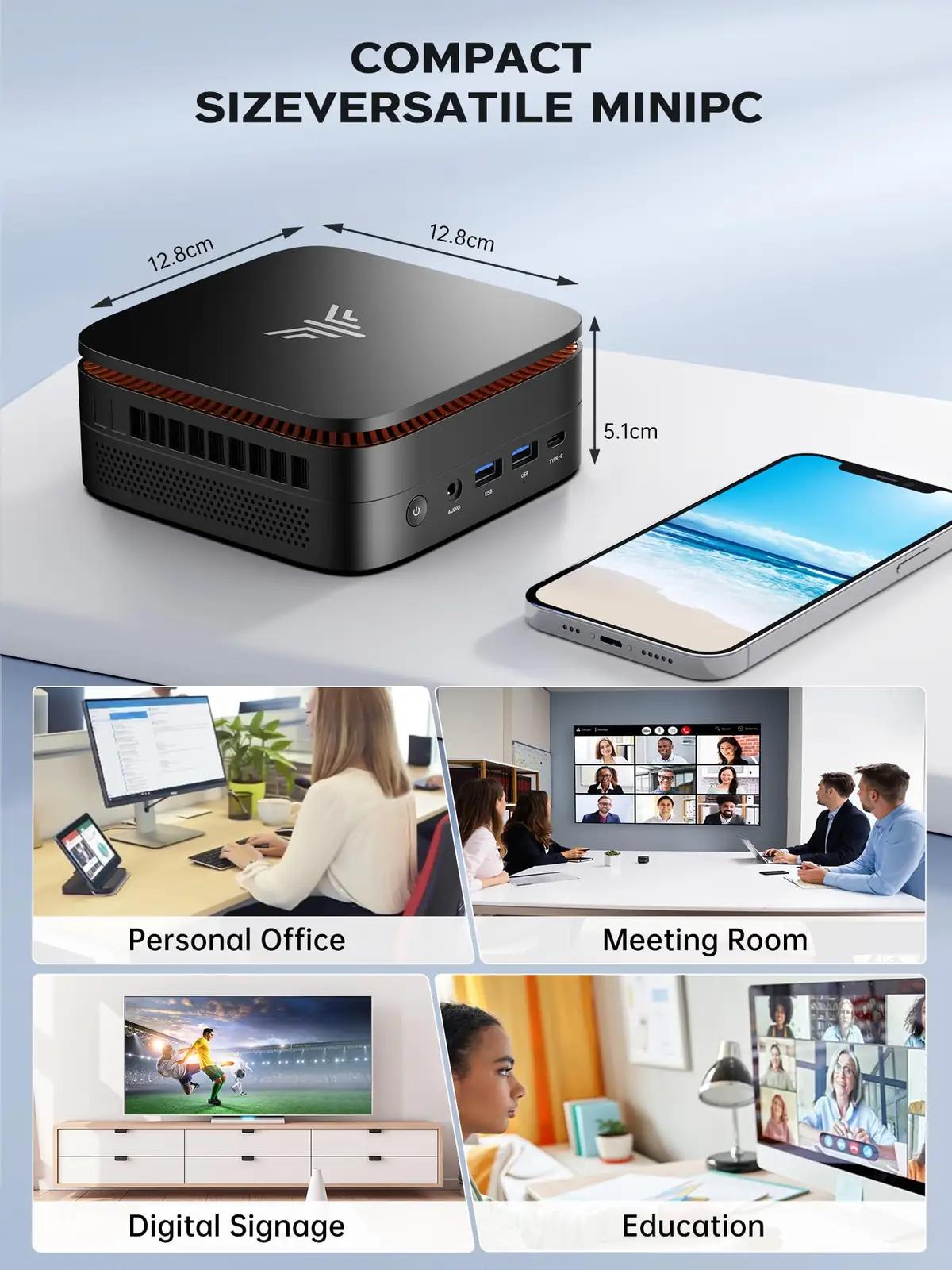 ACEMAGICIAN mini-PC Ryzen 4300U — kompaktne kodukino ja kontor – pilt 6