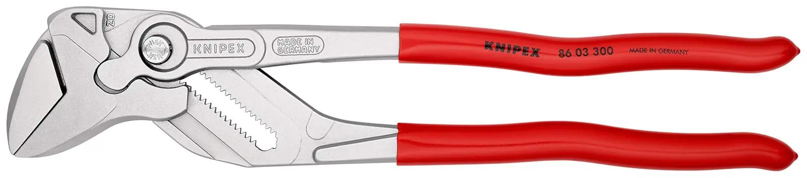 KNIPEX kroomitud tangivõti 300 mm – täpne haare kuni 68 mm – pakend ja tarvikud
