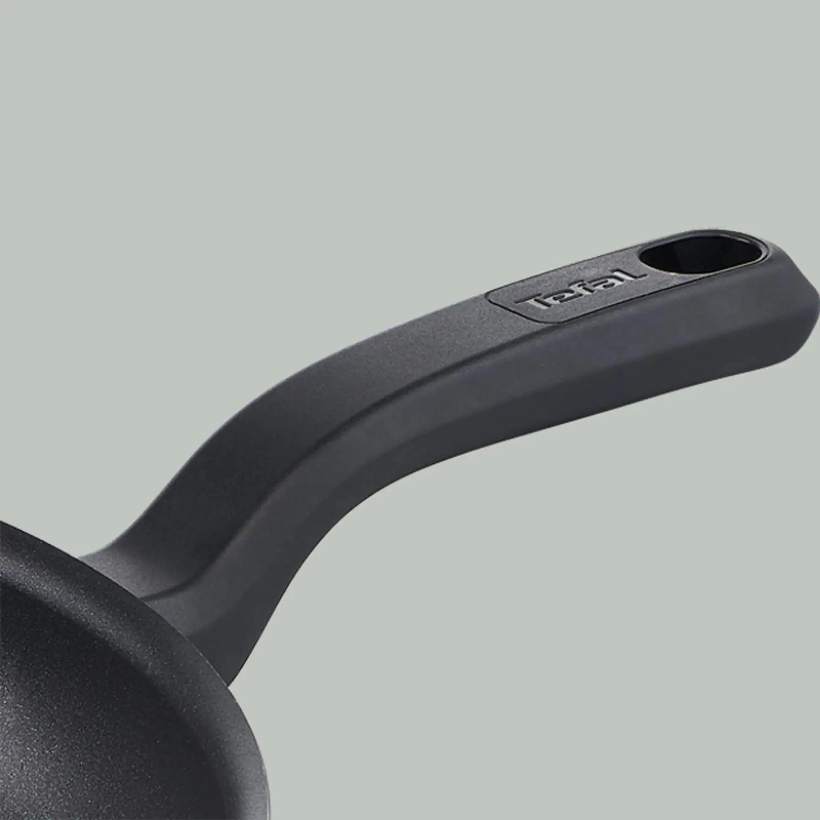Tefal vastupidav 28 cm wok — kergesti puhastatav ja mitmekülgne – pakend ja tarvikud