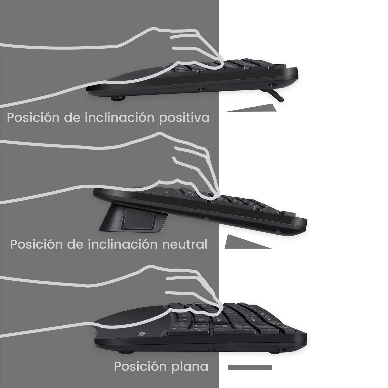 Perixx ergonoomiline traadita klaviatuur-hiire komplekt — – pakend ja tarvikud