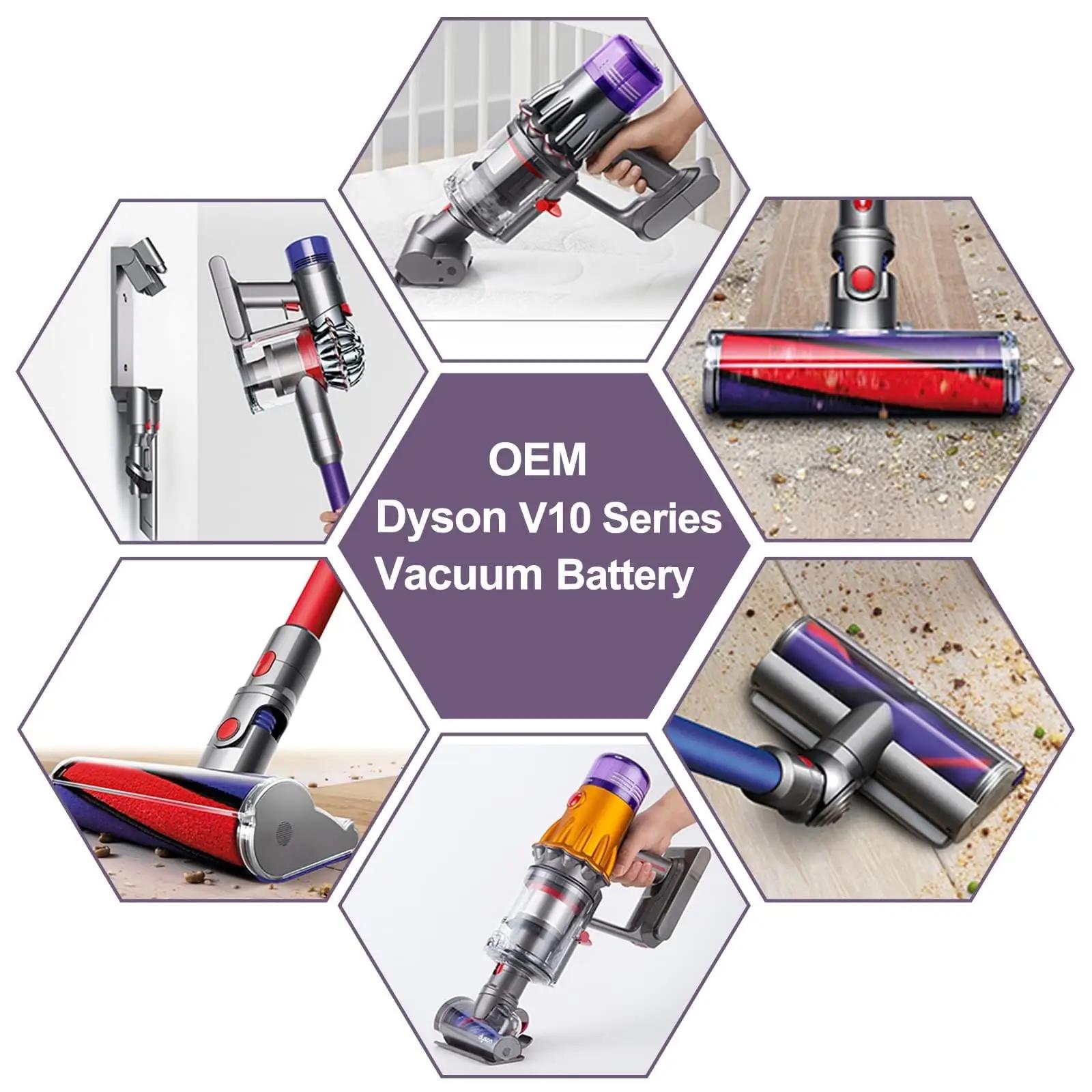 LONG FIT vastupidav 6500mAh aku Dyson V10-le – pikem tööaeg – pilt 6