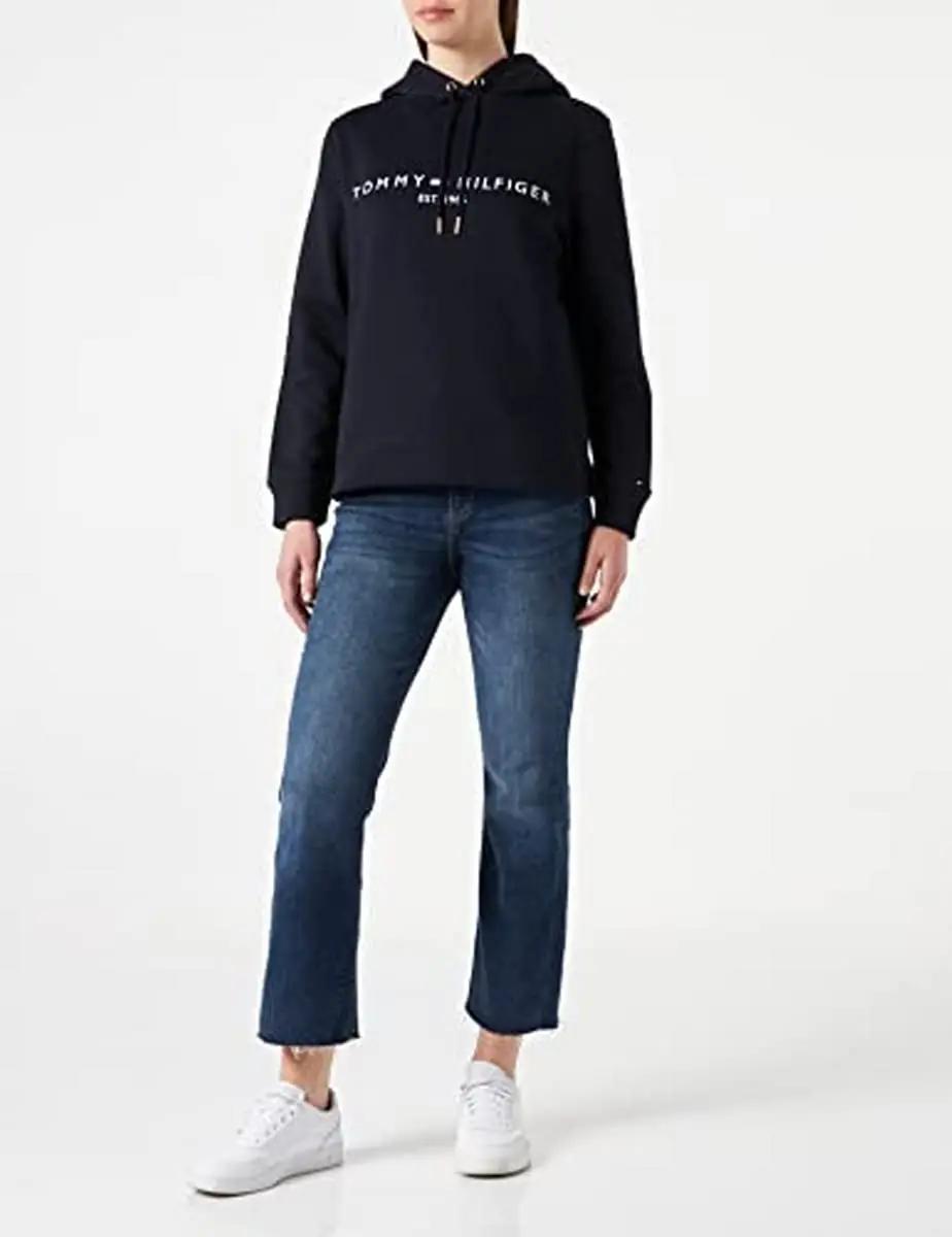 Tommy Hilfiger pehme polüester kapuutsiga naistehooldus L – detailne vaade