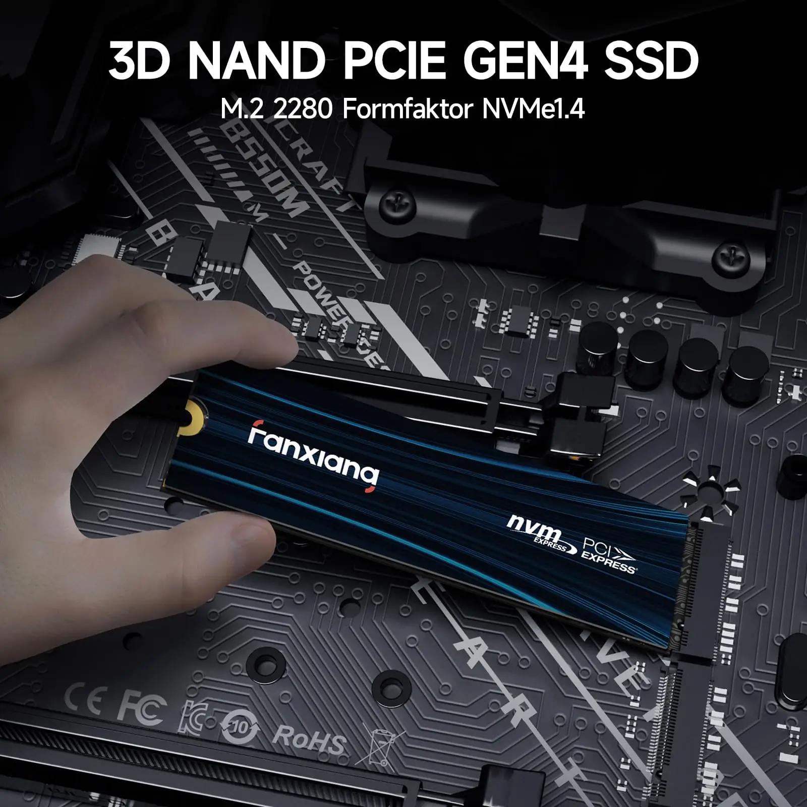 fanxiang S880E ssd – detailne lähivaade