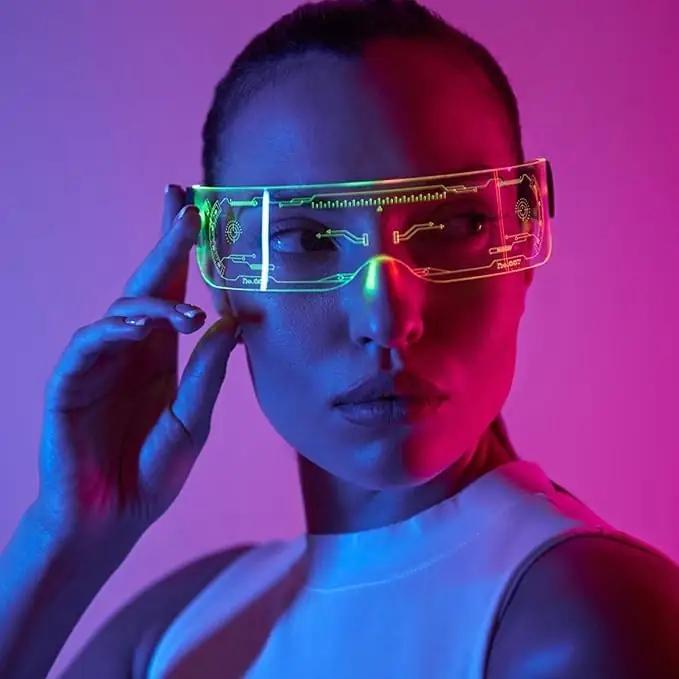 Yomaido LED-silmaluup: fluoresseeriv pidu- ja cosplay-aksessuaar – lisavaade