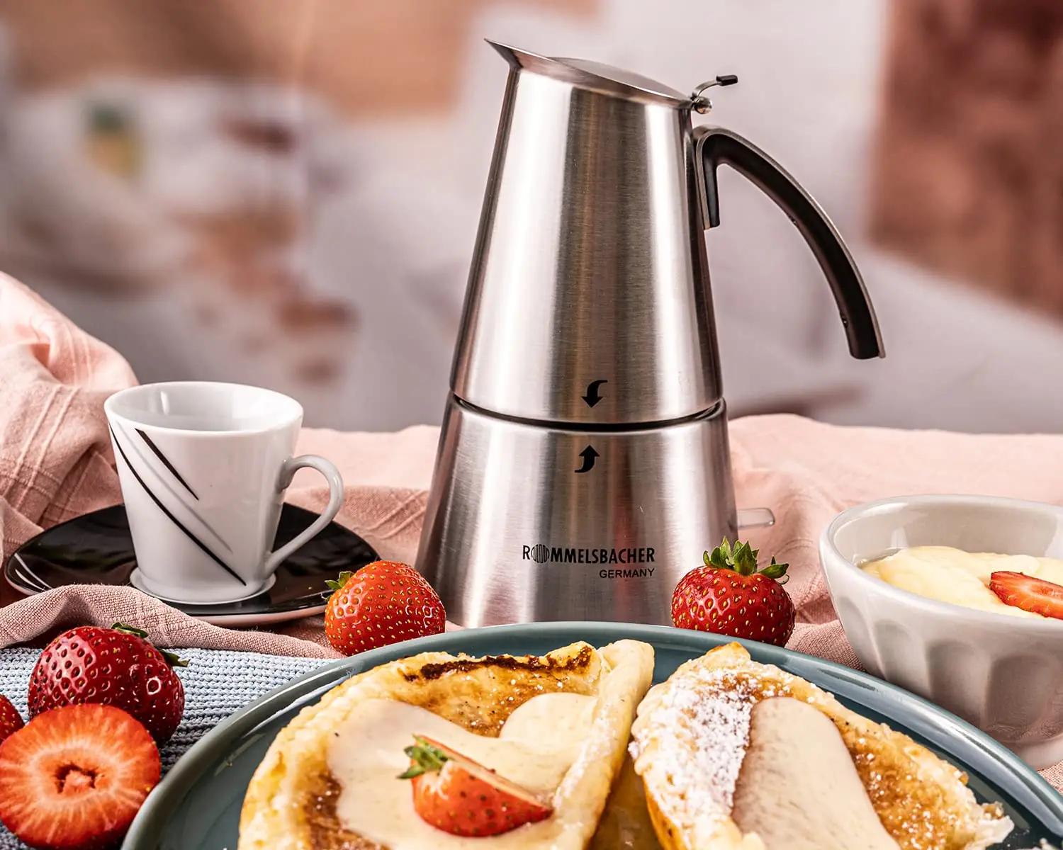 Rommelsbacher roostevaba espressokeetja – käepärane reisiks – pilt 7