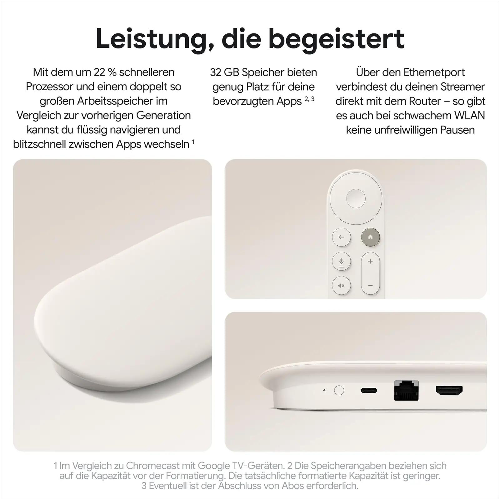 Google nutikas 4K TV-streamer — kiire voogedastus ja häälotsing – lisavaade