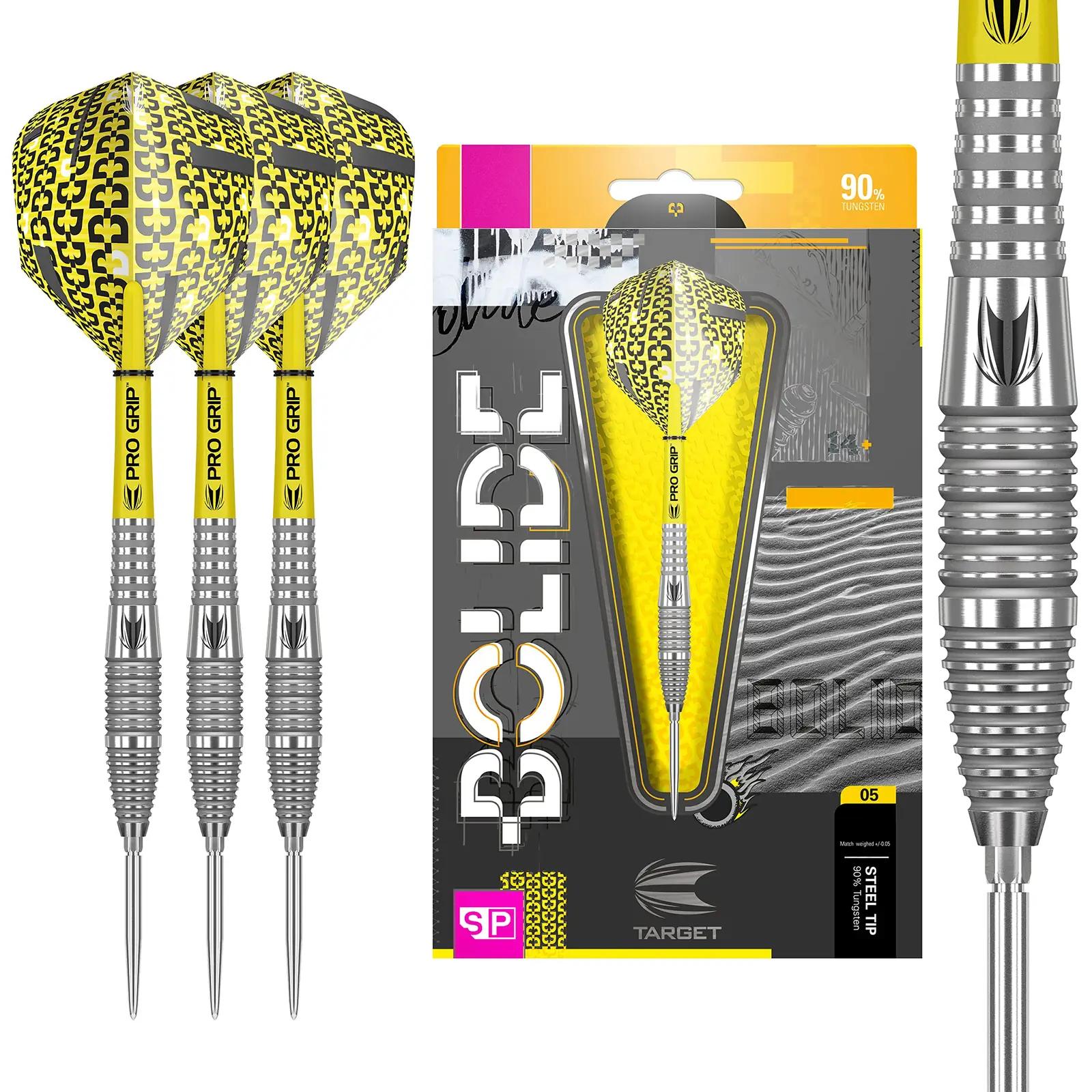 Target Darts 90% volframist steeldarts — vastupidav 24 g komplekt
