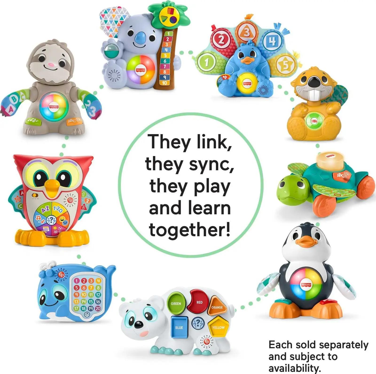 Fisher-Price lõbus plastikust muusikaline ripats Charm lastele – lisavaade