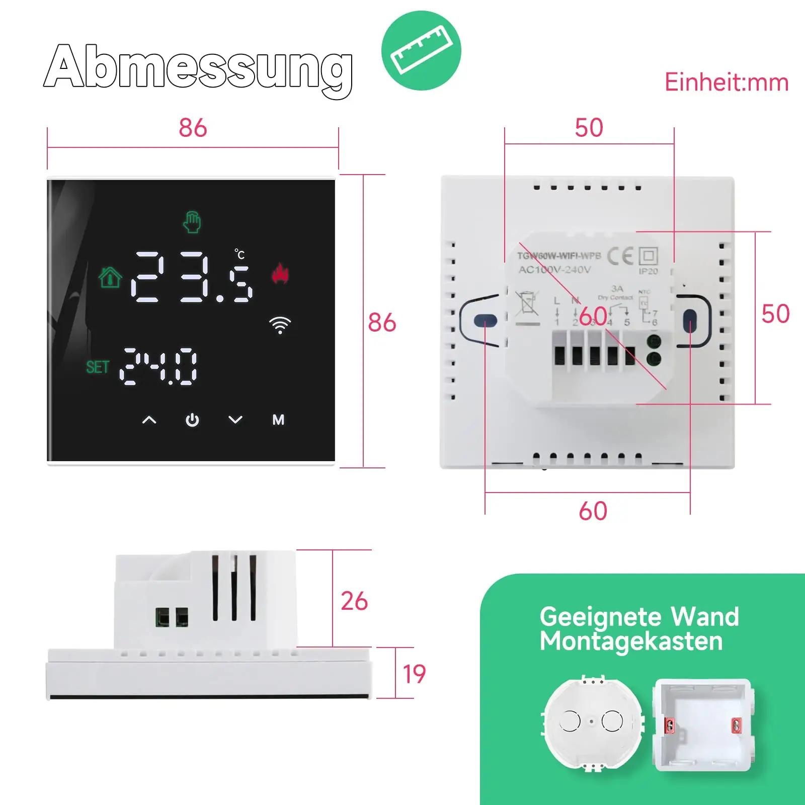 BEOK CONTROLS nutikas WiFi-termoteraator — täpne koduküte – pilt 8
