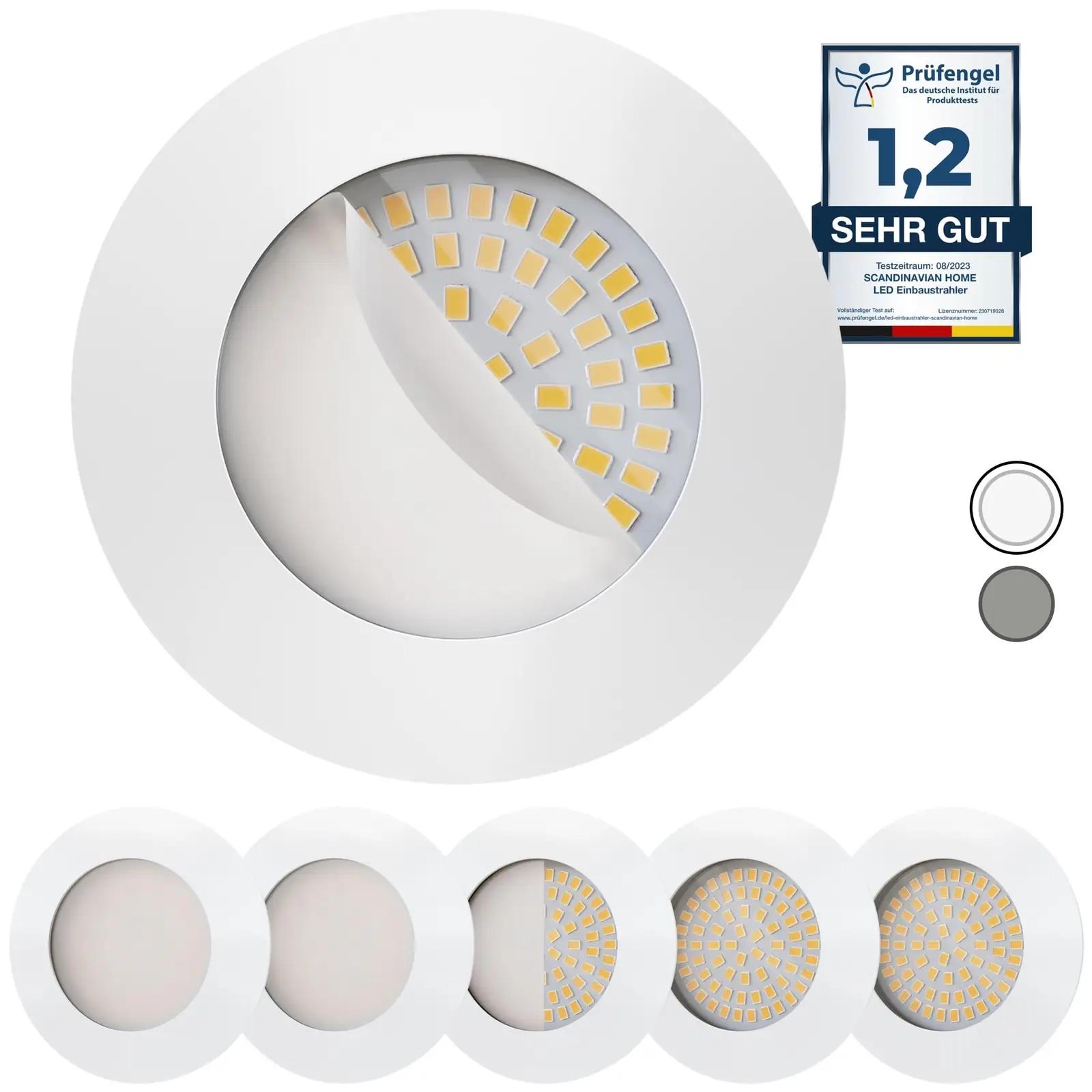 Scandinavian home Lysea LED sisseehitatav 6er komplekt