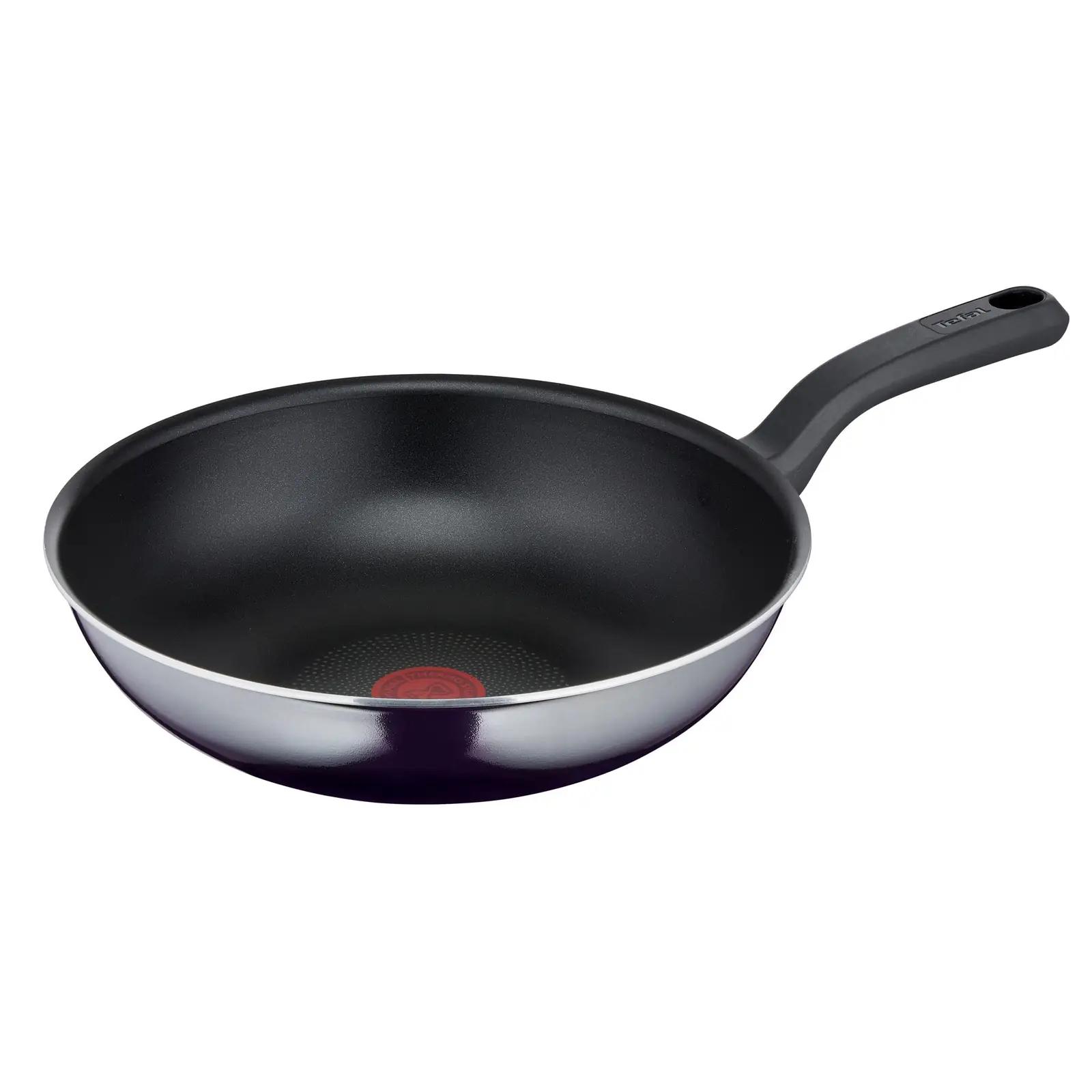 Tefal vastupidav 28 cm wok — kergesti puhastatav ja mitmekülgne