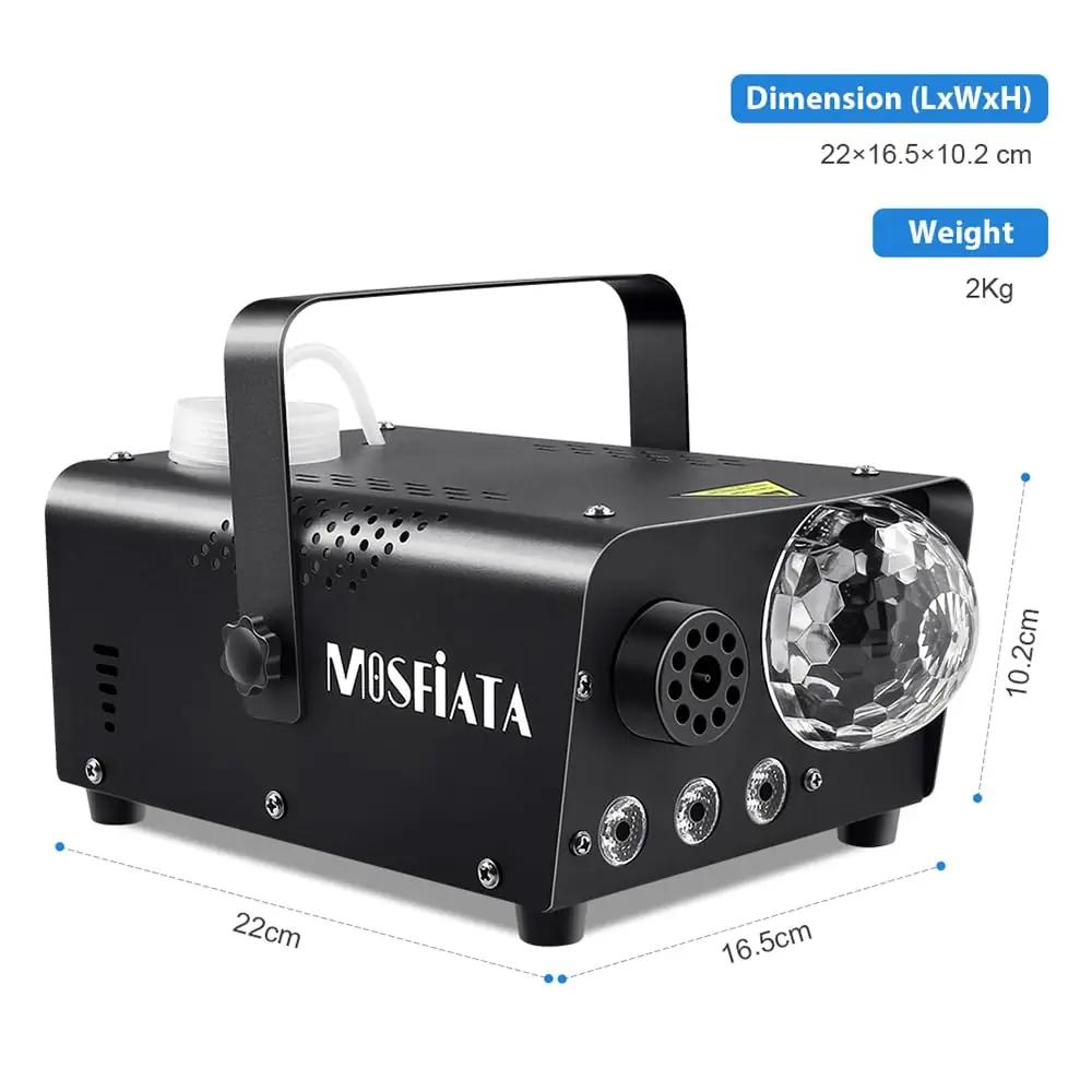 MOSFiATA 600W pilvefänne RGB-LEDidega – pidu ja lavaefekt – lisavaade
