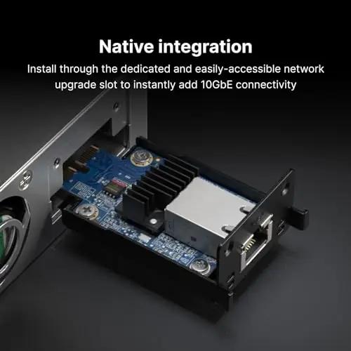 Synology võrgulahendus: 10GbE RJ-45 lisaport kiireks ühenduseks – pakend ja tarvikud