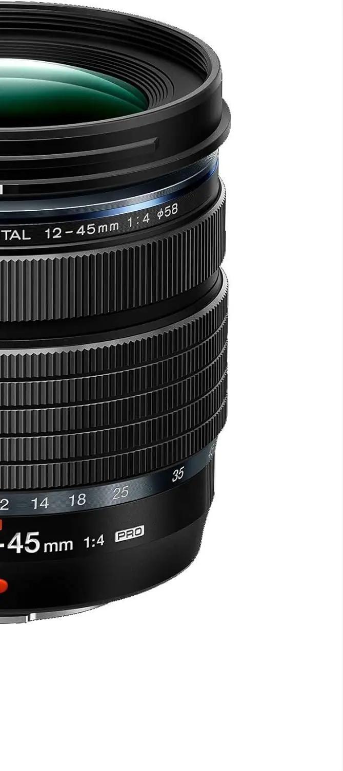 OM SYSTEM kvaliteetne 12–45mm f/4 PRO standardobjektiiv – lisavaade