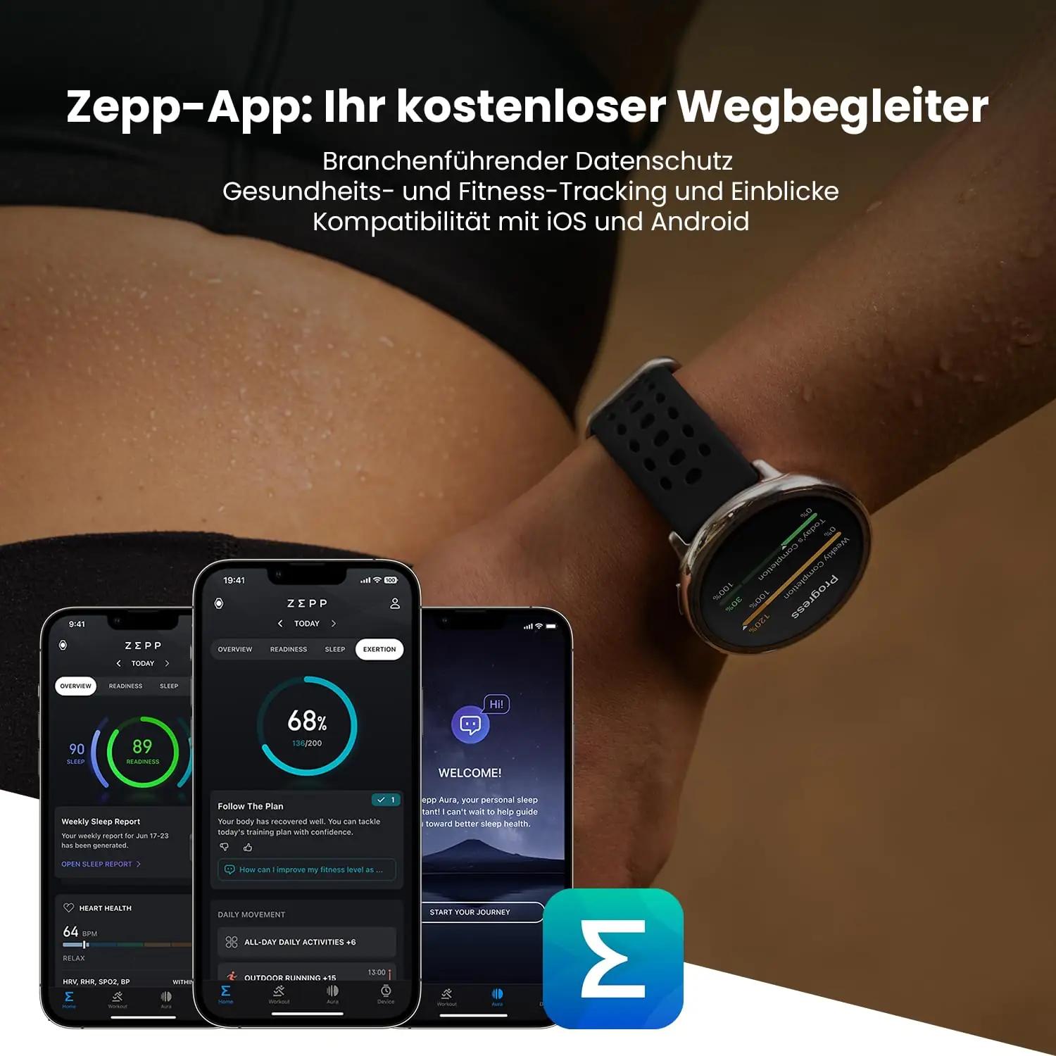 Amazfit nutikell 44 mm — sportlik disain ja püsiv aku – pilt 7