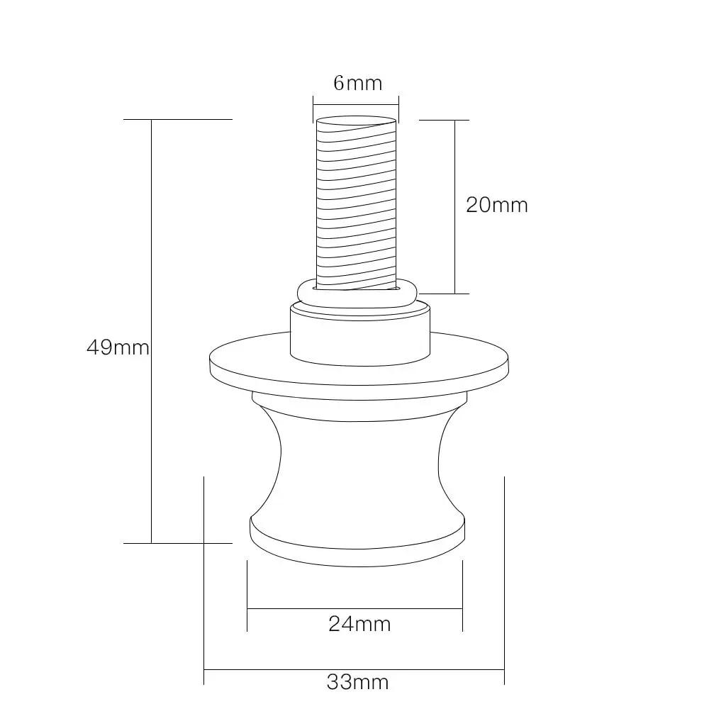 MZ-STORE alumiiniumist jalatoe adapter — vastupidav montaaž – detailne vaade