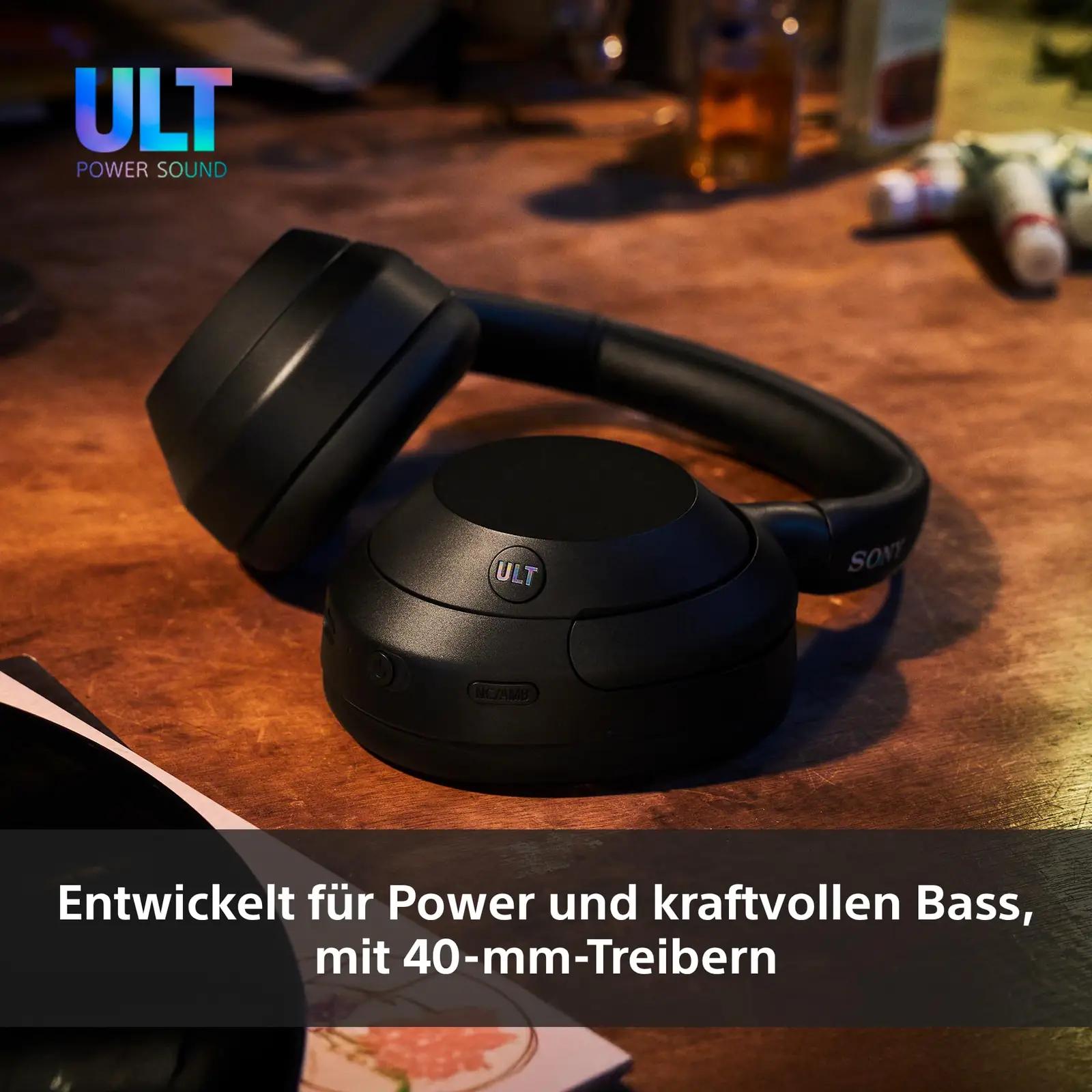 Sony juhtmevabad kõrvaklapid ULT WEAR — tugev bass ja – pakend ja tarvikud