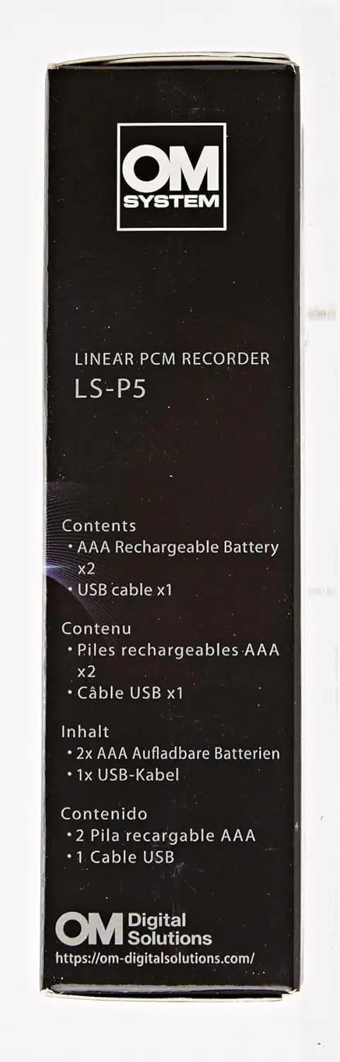 OM SYSTEM kaasaskantav LS-P5 heliregistraator — Hi-Res kvaliteet – pilt 10