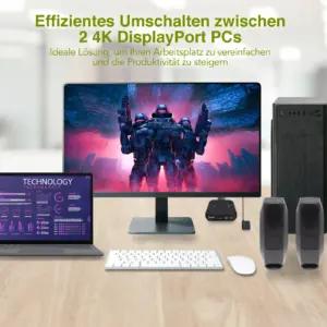 IOGEAR GCS52DP kvm-lülitid – detailne lähivaade