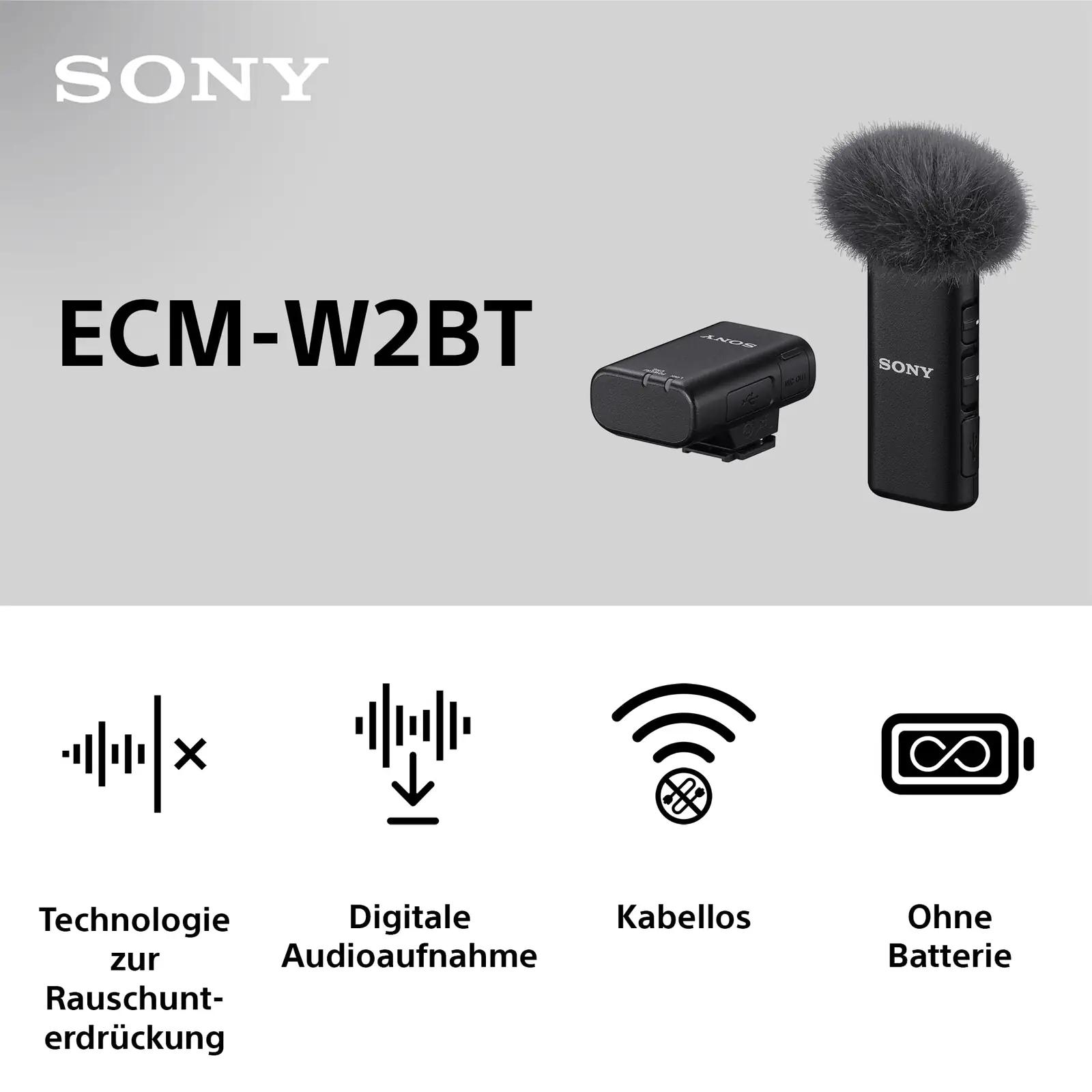 Sony kvaliteetne juhtmevaba mikrofon — metallist, reisiks sobiv – kasutusnäide