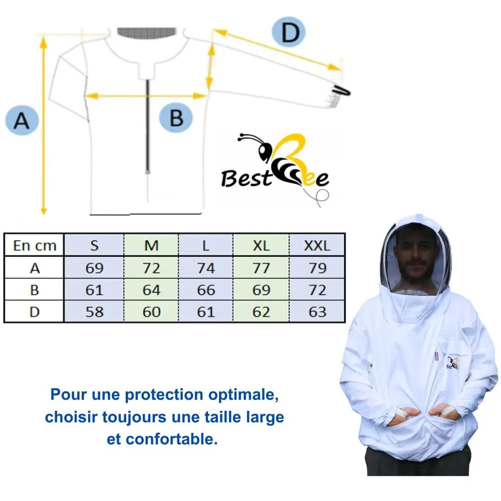 Best Bee kvaliteetne puuvillane mesinikujakk töö- ja – kasutusnäide