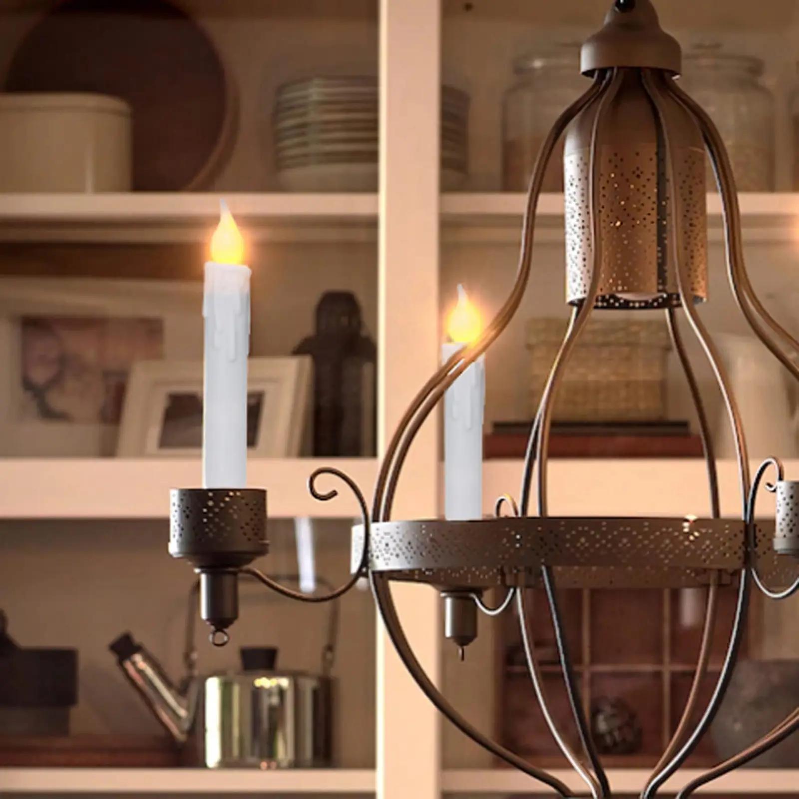 CVHOMEDECO. LED-põlevad vahaküünlad 6tk – turvaline dekoratsioon – lisavaade