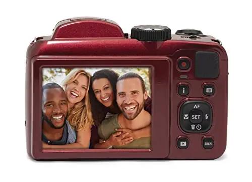 KODAK kompaktne 25× optiline zoom – AZ255RD punane kaamera – kasutusnäide