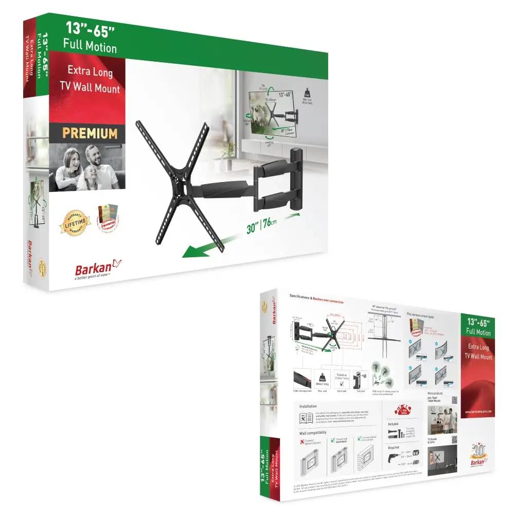 Barkan 76 cm metallist seinale kinnitatav telerikinnitus – pilt 7