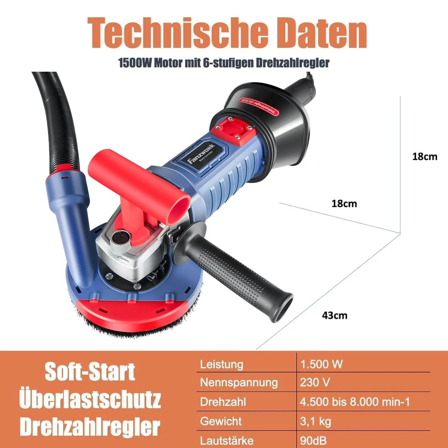 FANZTOOL betooni lihvija 1500W – tugev ja täpne tööriist – pilt 6