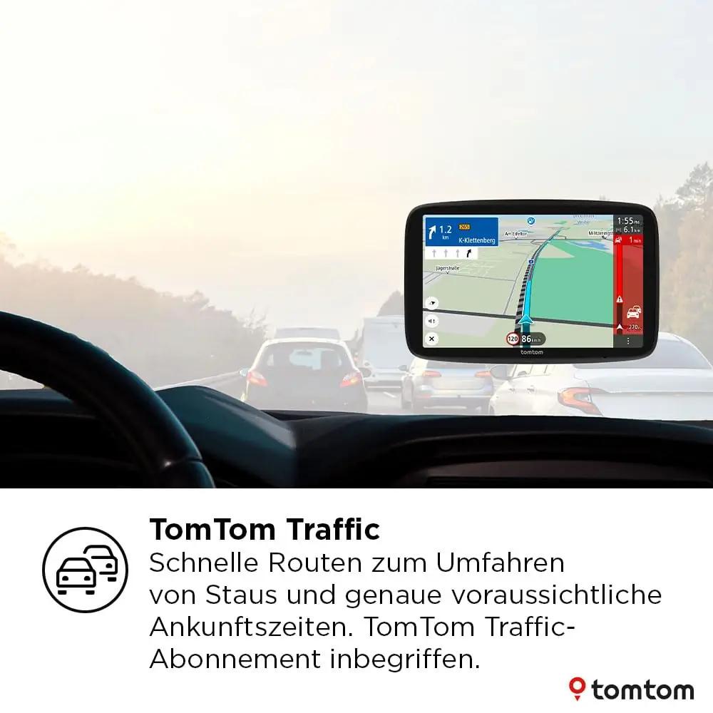 TomTom 7-tolline auto-navigaator – suur ekraan ja Wi‑Fi uuendused – detailne vaade