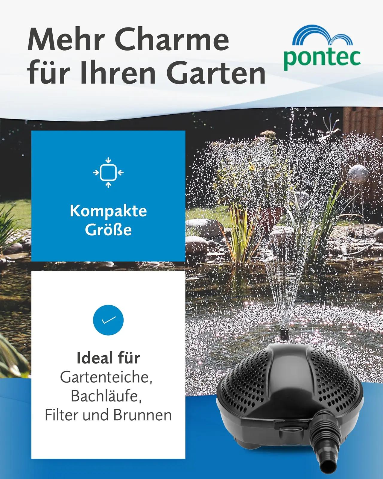 Pontec veekindel PondoMax Eco 1500 filterpump – energiasäästlik – kasutusnäide