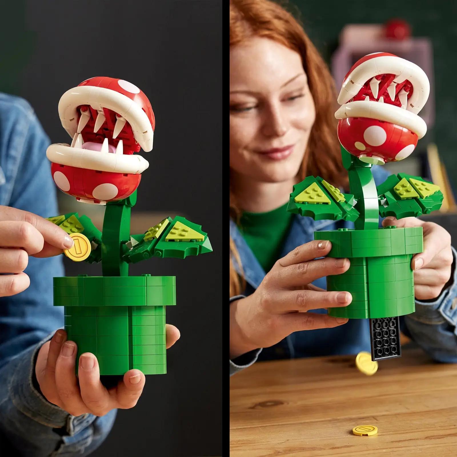 LEGO Super Mario Piranha-Pflanze — funktsionaalne dekoratsioon – lisavaade