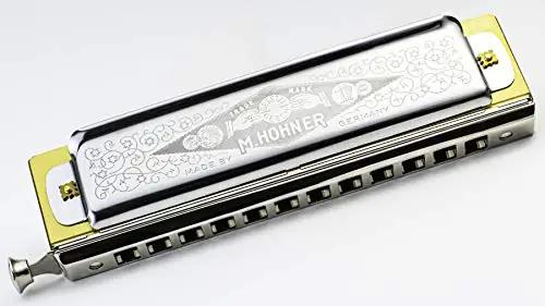 Hohner puidust mundharmonika — kompaktne mängimiseks ja kingiks – pakend ja tarvikud