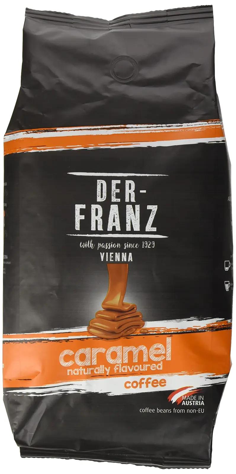 Der-Franz karamelline jahvatamata kohv 1 kg – pehme maitse – kasutusnäide