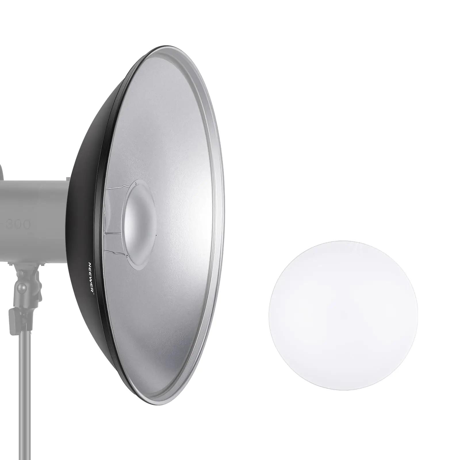 NEEWER alumiiniumist 41 cm beauty dish – pehme valgus stuudiosse