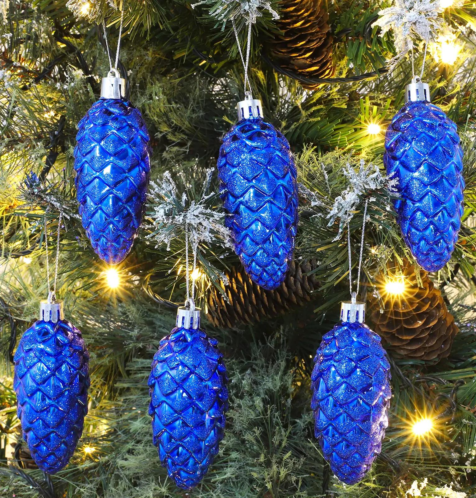 Christmas Concepts kuningas-sinine kuuseehete komplekt – lisavaade