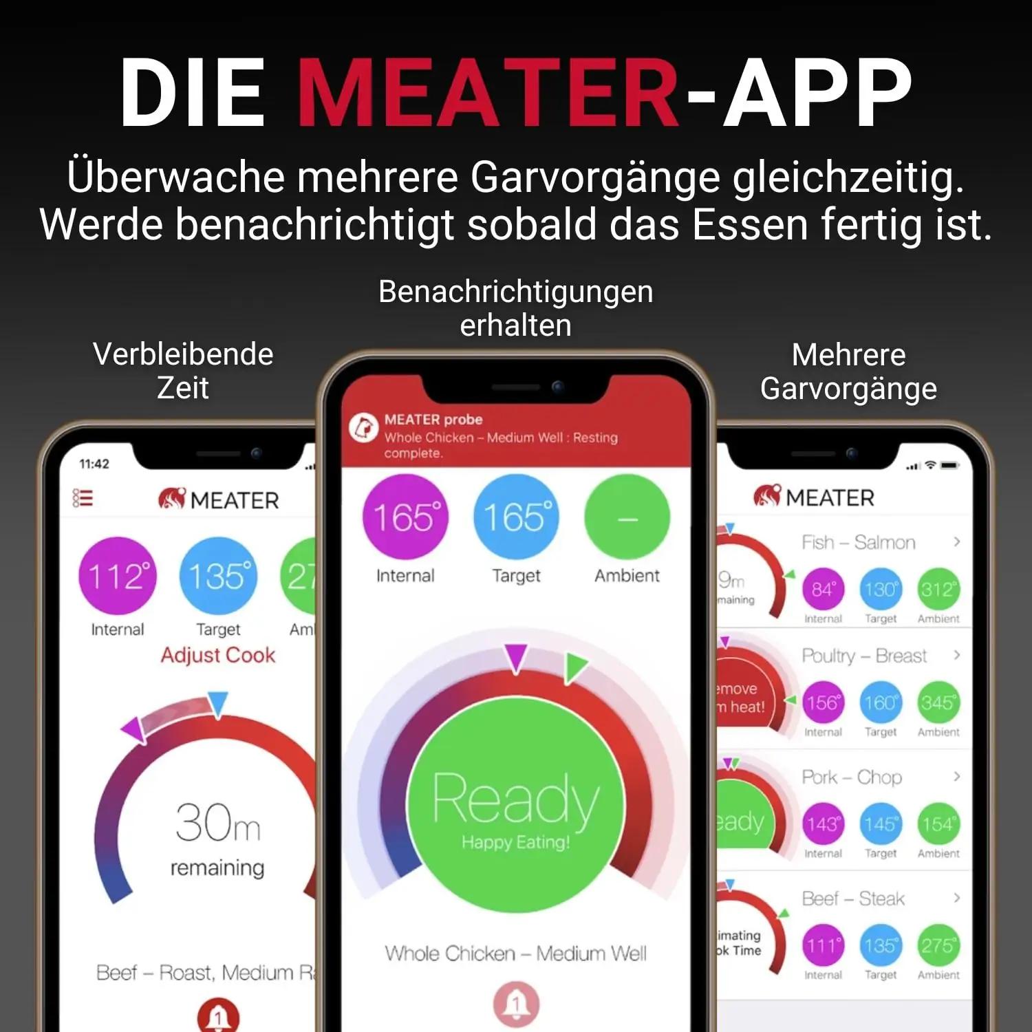 MEATER nutikas puidust lihatermomeeter – ideaalne gurmee abiline – pilt 6