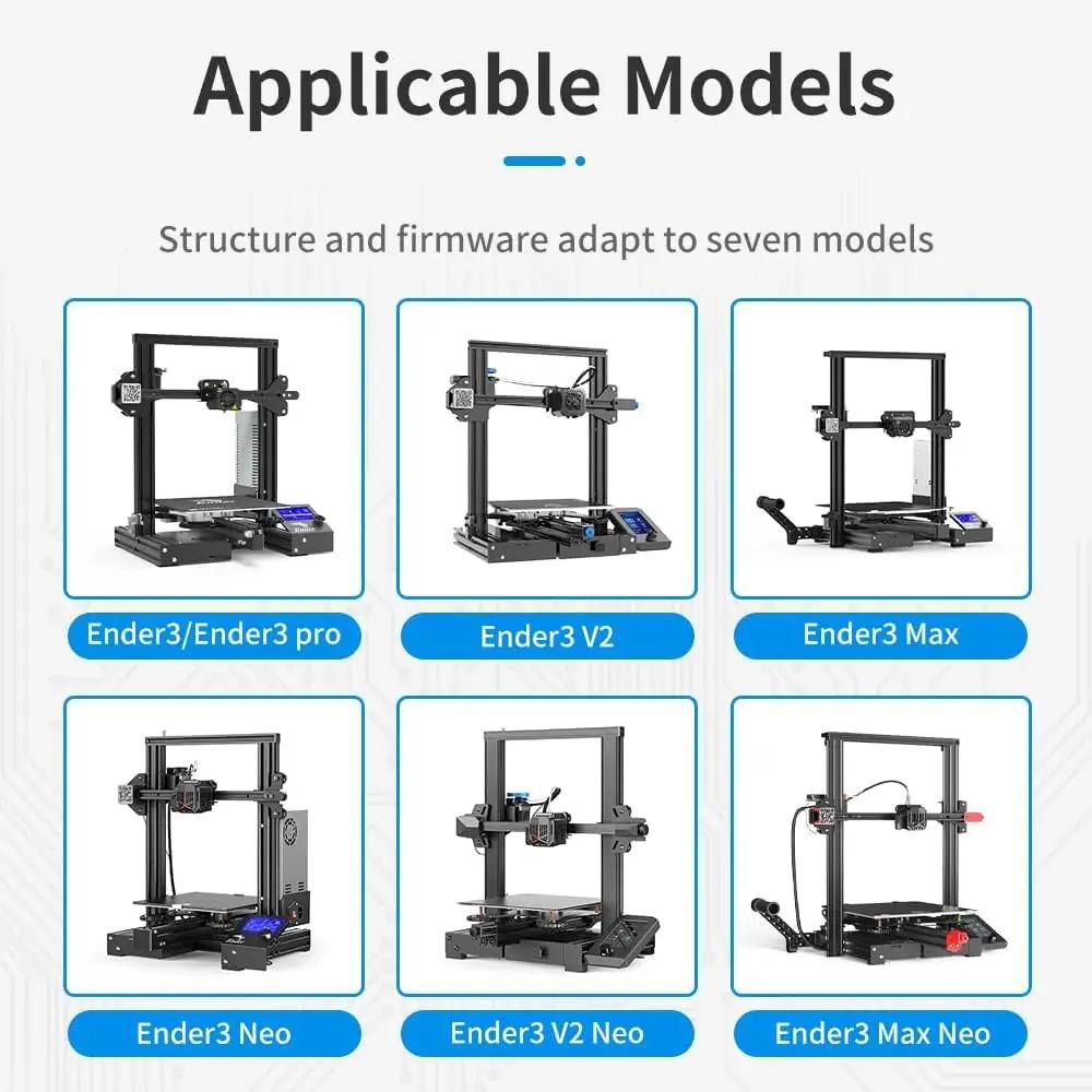 Creality vaikne emaplaat Ender 3 jaoks – sujuv trükk – pilt 6