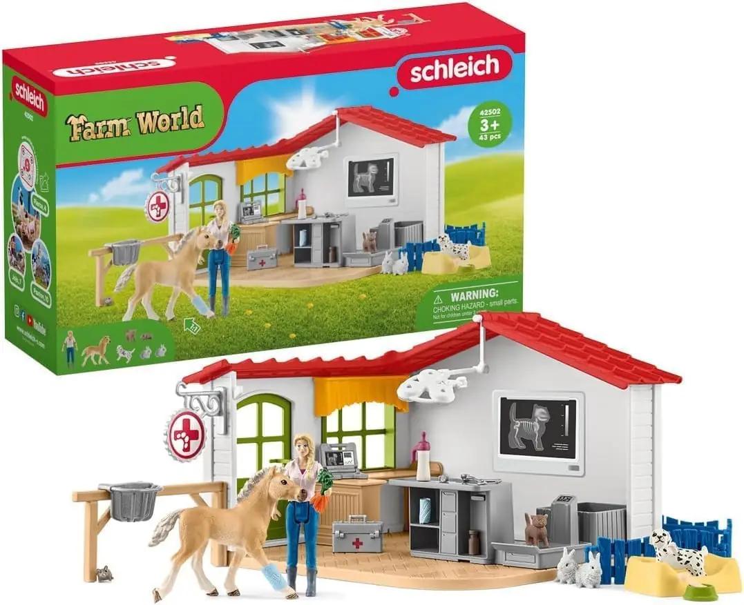 SCHLEICH mängukomplekt loomaarstipraksis – hariv kingitus lastele