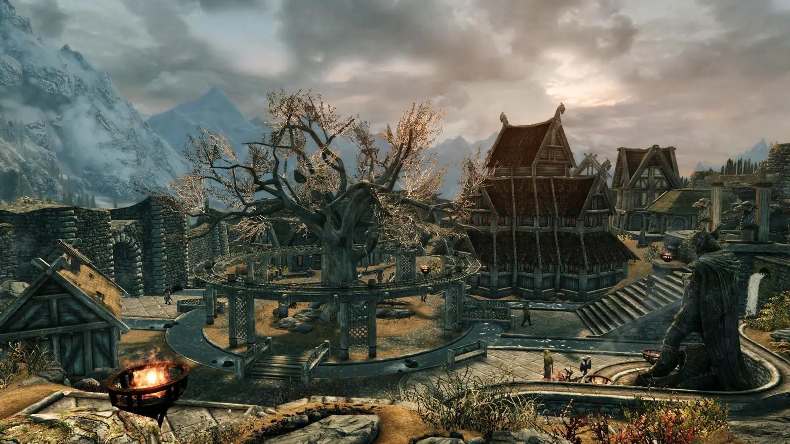 Nintendo mängukassett rikas fantaasiaelamusega – Skyrim (Switch) – kasutusnäide